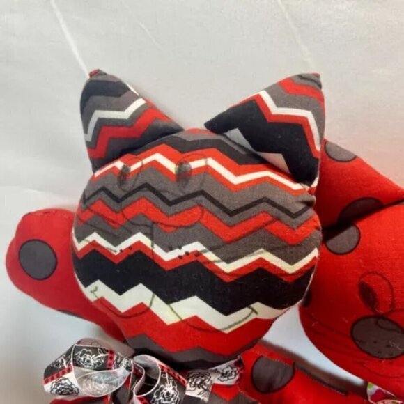 Kitty Cat Stuffed Animal Shelf Sitters Farm House Decor Hugging Arms Kitty's 21” - Picture 3 of 6